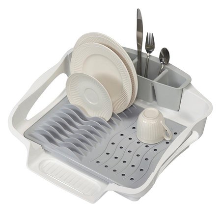 CREATIVE WARE Dish Drain RackSleeve WhiteGray RM-SLV-DISRCK-GW